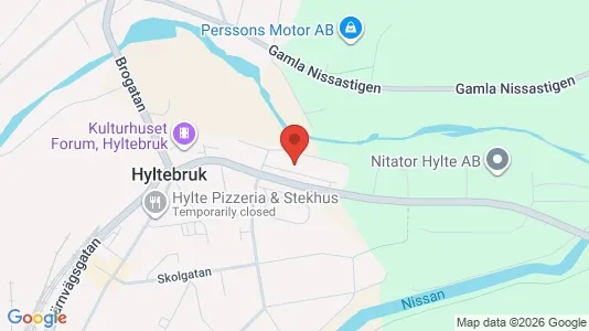 Lägenheter att hyra i Hylte - kort over placeringen