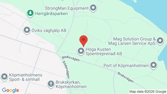 Lägenheter att hyra i Örnsköldsvik - kort over placeringen
