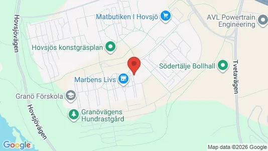 Lägenheter att hyra i Södertälje - kort over placeringen