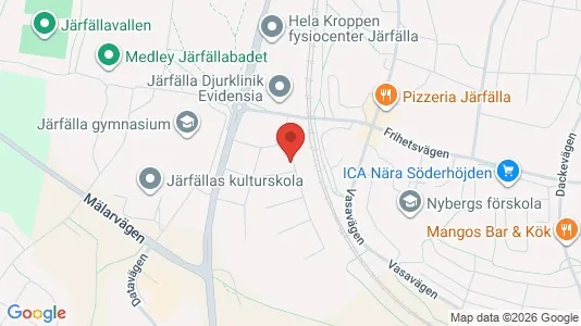 Lägenheter att hyra i Järfälla - kort over placeringen