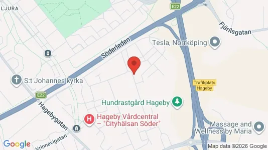 Lägenheter att hyra i Norrköping - kort over placeringen