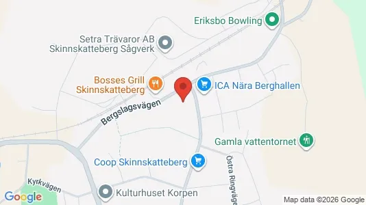 Lägenheter att hyra i Skinnskatteberg - kort over placeringen