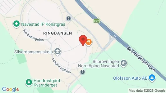 Lägenheter att hyra i Norrköping - kort over placeringen