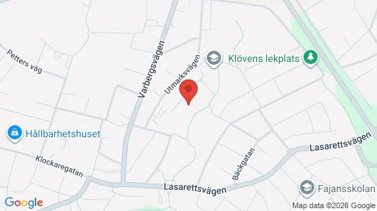 Lägenheter att hyra i Falkenberg - kort over placeringen