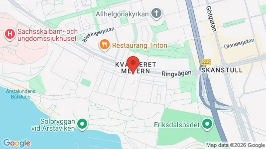 Lägenheter att hyra i Södermalm - kort over placeringen