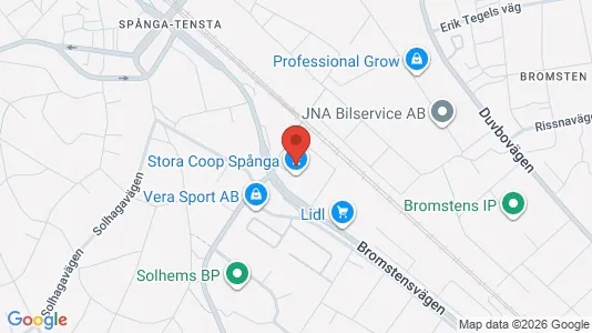 Lägenheter att hyra i Västerort - kort over placeringen