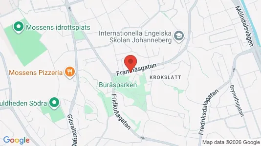 Lägenheter att hyra i Johanneberg - kort over placeringen