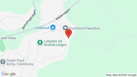 Lägenheter att hyra i Eskilstuna - kort over placeringen
