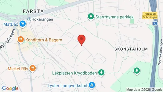 Lägenheter att hyra i Söderort - kort over placeringen