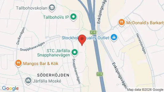 Lägenheter att hyra i Järfälla - kort over placeringen