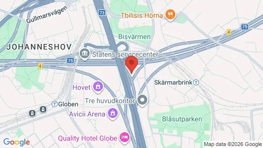 Lägenheter att hyra i Söderort - kort over placeringen
