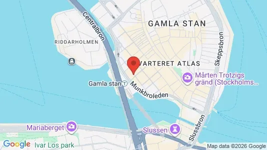 Lägenheter att hyra i Stockholm Innerstad - kort over placeringen