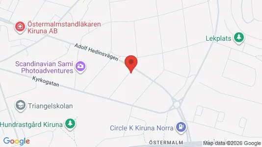 Lägenheter att hyra i Kiruna - Bild från Google Street View