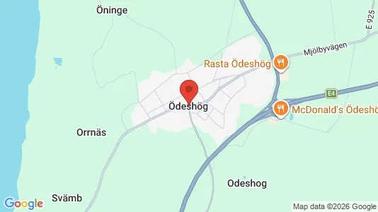 Lägenheter att hyra i Ödeshög - Bild från Google Street View