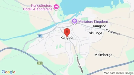 Lägenheter att hyra i Kungsör - kort over placeringen