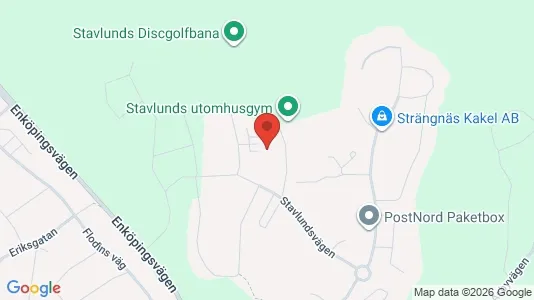 Lägenheter att hyra i Strängnäs - kort over placeringen