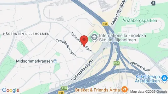 Lägenheter att hyra i Söderort - kort over placeringen