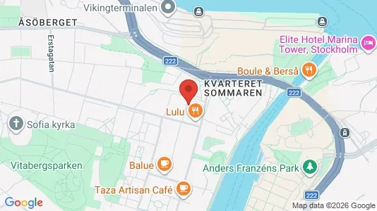 Lägenheter att hyra i Södermalm - kort over placeringen