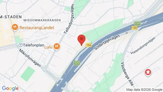 Lägenheter att hyra i Söderort - kort over placeringen