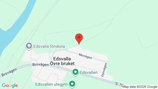Rum att hyra i Karlstad - kort over placeringen