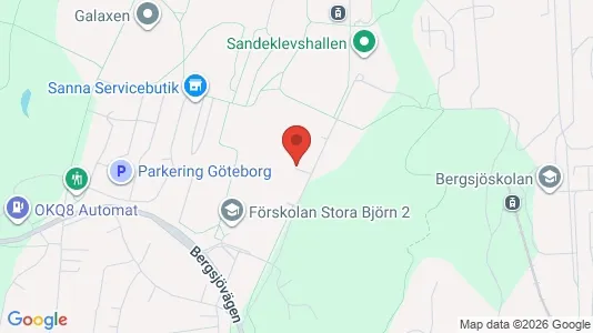 Lägenheter att hyra i Göteborg Östra - kort over placeringen