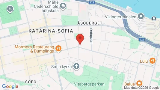 Lägenheter att hyra i Södermalm - kort over placeringen