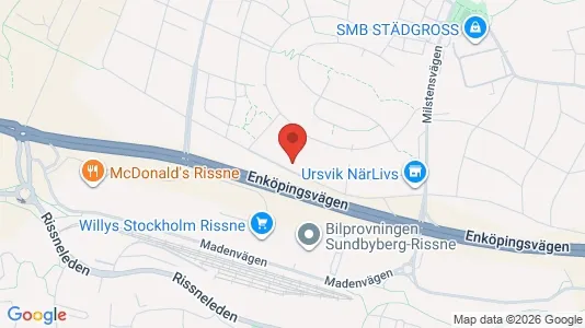 Lägenheter att hyra i Sundbyberg - kort over placeringen