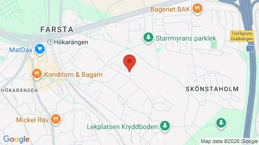 Lägenheter att hyra i Söderort - kort over placeringen