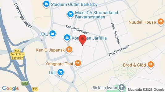 Lägenheter att hyra i Järfälla - kort over placeringen