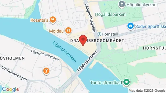 Lägenheter att hyra i Södermalm - kort over placeringen