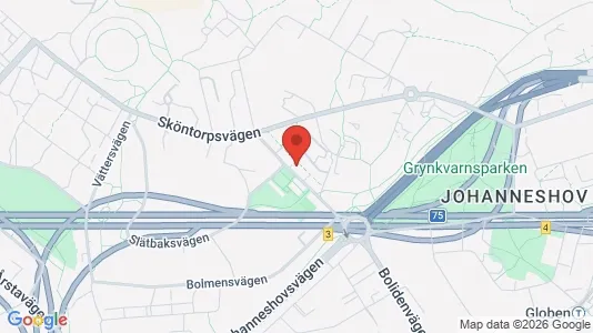 Lägenheter att hyra i Hammarbyhamnen - kort over placeringen