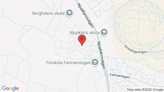 Lägenheter att hyra i Tyresö - kort over placeringen