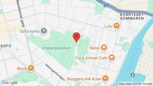 Lägenheter att hyra i Södermalm - kort over placeringen