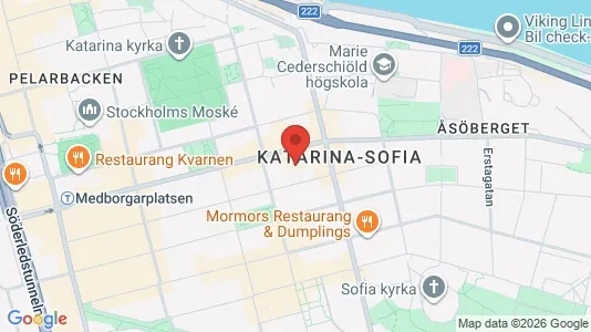 Lägenheter att hyra i Södermalm - kort over placeringen