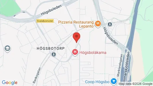Lägenheter att hyra i Majorna-Linné - kort over placeringen