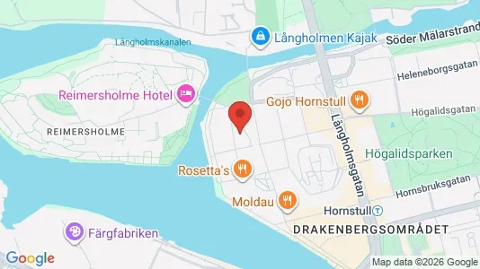 Lägenheter att hyra i Södermalm - kort over placeringen