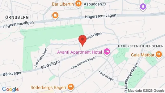 Lägenheter att hyra i Söderort - kort over placeringen