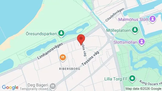 Lägenheter att hyra i Malmö Centrum - kort over placeringen