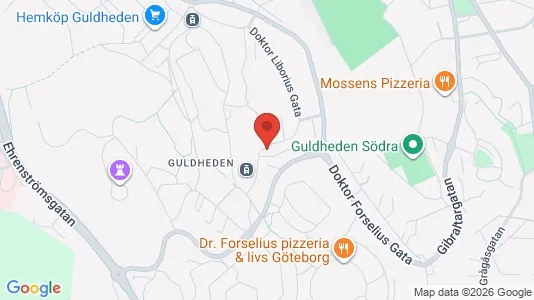 Lägenheter att hyra i Göteborg Centrum - kort over placeringen