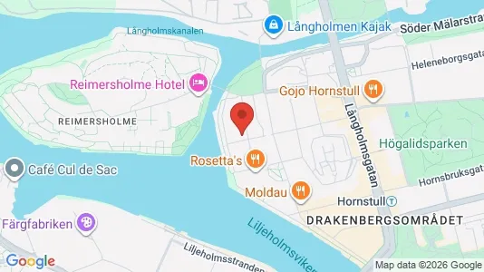 Lägenheter att hyra i Södermalm - kort over placeringen