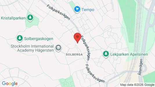 Lägenheter att hyra i Söderort - kort over placeringen