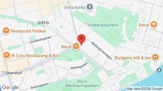 Lägenheter att hyra i Södermalm - kort over placeringen