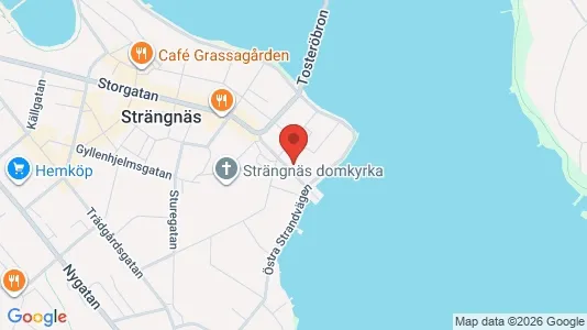 Lägenheter att hyra i Strängnäs - kort over placeringen