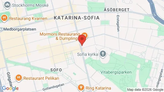 Lägenheter att hyra i Södermalm - kort over placeringen