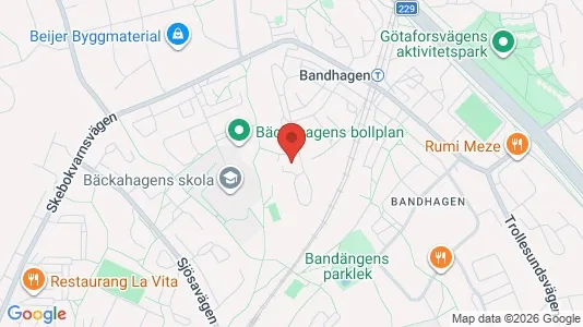 Lägenheter att hyra i Söderort - kort over placeringen