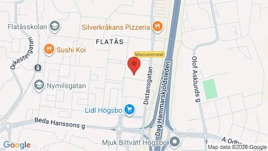 Lägenheter att hyra i Askim-Frölunda-Högsbo - kort over placeringen