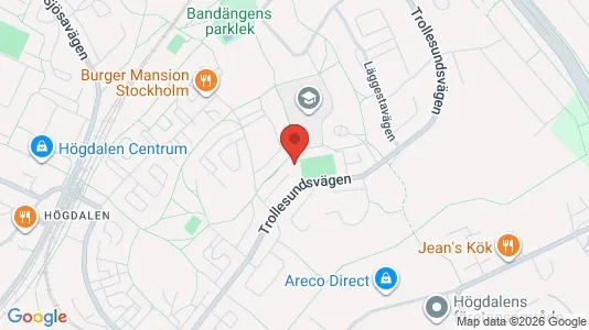 Lägenheter att hyra i Söderort - kort over placeringen