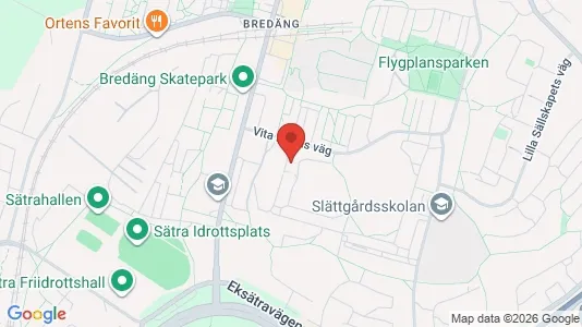Lägenheter att hyra i Söderort - kort over placeringen
