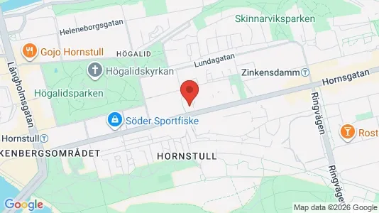 Lägenheter att hyra i Södermalm - kort over placeringen