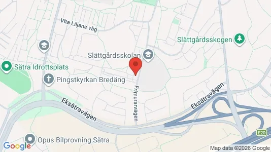 Lägenheter att hyra i Söderort - kort over placeringen